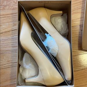 Cream Marino boutique heels
